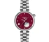 Tissot T152.223.11.426.00 Desir - Дамски ръчен часовник с кварцов механизъм - корпус от Стомана - Стоманена верижка - цвят Червен