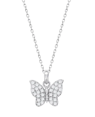 Дамски колие Lotus Silver LP3972-1/1 ESSENTIALS от 925 Сребро - с форма Пеперуда - Цирконий