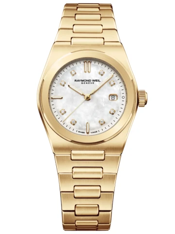 Raymond Weil 1250-P-97081 A.R.T. - Унисекс ръчен часовник с кварцов механизъм - корпус Стомана - Стомана - Седеф