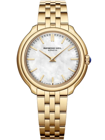 Raymond Weil 5250-P-97001 Toccata - Унисекс ръчен часовник с кварцов механизъм - корпус Стомана - Стомана - Седеф