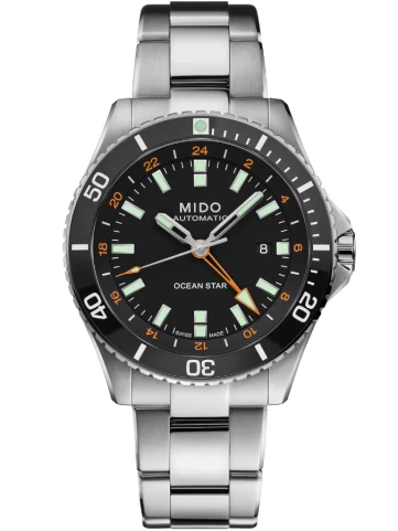 MIDO M026.629.11.051.01 Ocean Star - Унисекс ръчен часовник с автоматичен механизъм - корпус Стомана - Стомана - Черен Оранжев