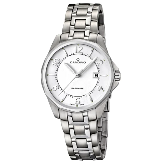 Дамски ръчен часовник с кварцов механизъм - корпус от Стомана - Стоманена верижка - цвят Черен Сив