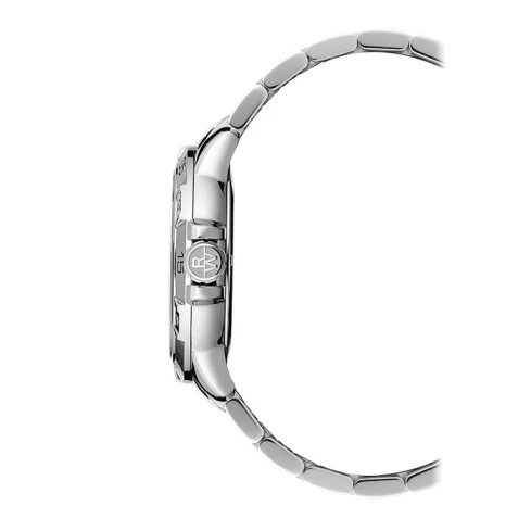 Мъжки ръчен часовник с кварцов механизъм - корпус от Стомана - Стоманена верижка - цвят Сив Сив