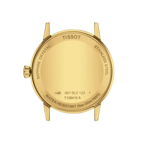 Мъжки ръчен часовник с кварцов механизъм - корпус от Стомана - Естествена кожа - цвят Бежов Кафяв