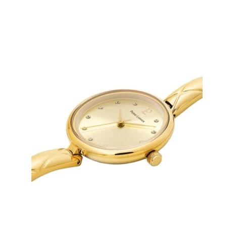 Дамски ръчен часовник с кварцов механизъм - корпус от Стомана - Стоманена верижка - цвят Злато