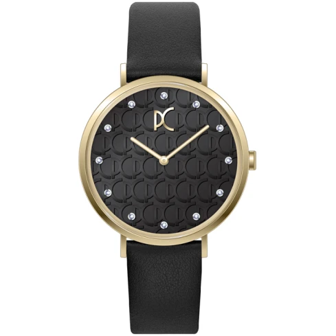 Дамски ръчен часовник с кварцов механизъм - корпус от Стомана - Естествена кожа - цвят Бял Розов