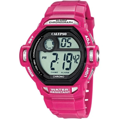 Унисекс ръчен часовник с кварцов механизъм - корпус от Полимер - Полимер - цвят Сив Розов