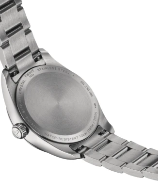 Дамски ръчен часовник с кварцов механизъм - корпус от Стомана - Стоманена верижка - цвят Сребрист Сив