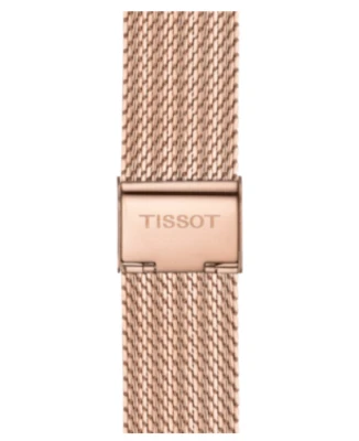 Дамски ръчен часовник с кварцов механизъм - корпус от Стомана - Меш - цвят Сребрист Розово Злато