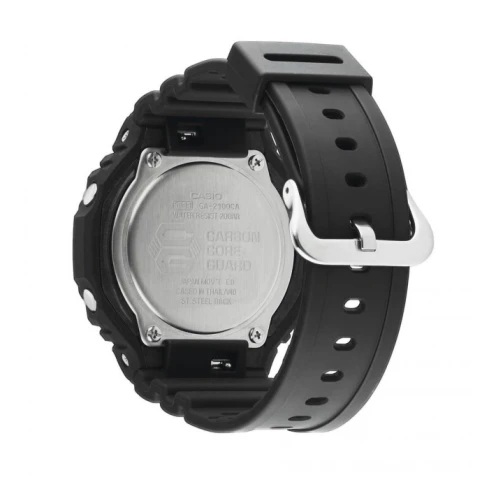 Мъжки ръчен часовник с кварцов механизъм - корпус от Полимер - Полимер - цвят Черен Черен