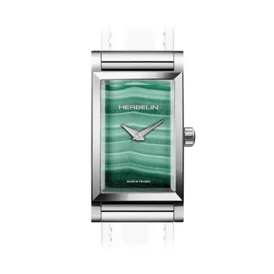 Дамски ръчен часовник с кварцов механизъм - корпус от Стомана - цвят Зелен Зелен