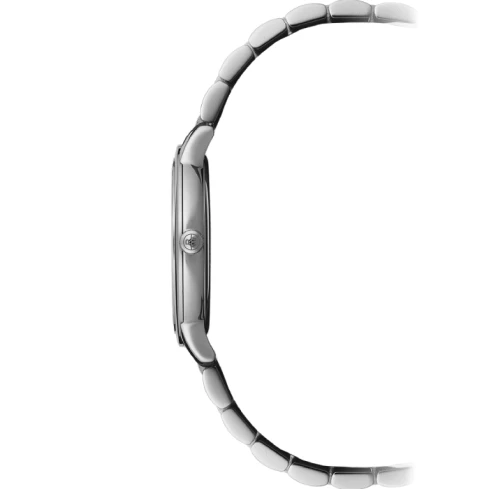 Дамски ръчен часовник с кварцов механизъм - корпус от Стомана - Стоманена верижка - цвят Сребрист Син