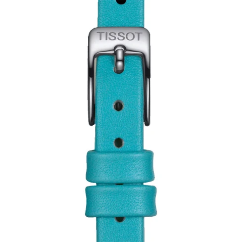 Дамски ръчен часовник с кварцов механизъм - корпус от Стомана - Синтетична кожа - цвят Сребрист Зелен