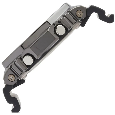 Мъжки ръчен часовник с кварцов механизъм - корпус от Полимер - Полимер - цвят Черен