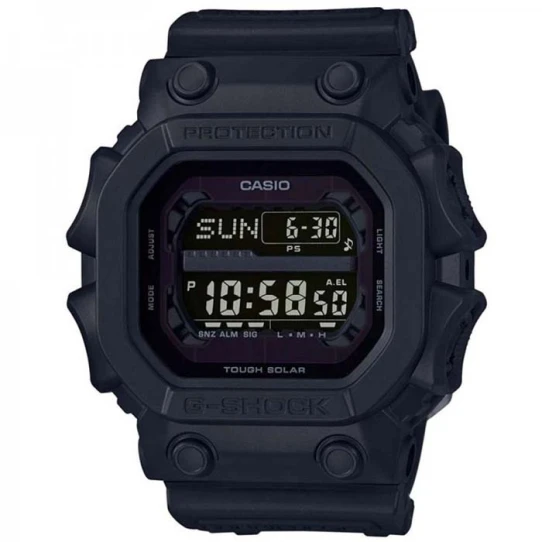 Мъжки ръчен часовник с кварцов механизъм - корпус от Полимер - Полимер - цвят Черен Черен