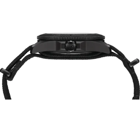 Мъжки ръчен часовник с автоматичен механизъм - корпус от Стомана и керамика - Нато каишка - цвят Черен Черен