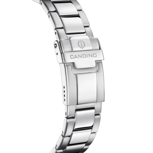 Мъжки ръчен часовник с кварцов механизъм - корпус от Стомана - Стоманена верижка - цвят Син