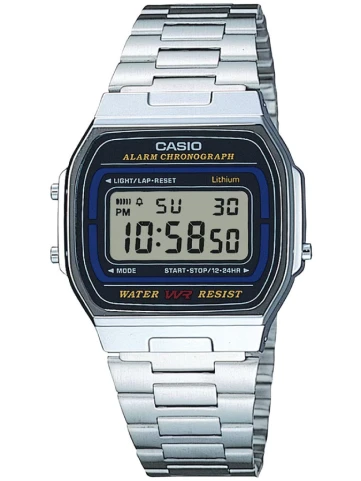 Мъжки ръчен часовник с кварцов механизъм - корпус от Полимер - Стоманена верижка - цвят Сив Сив