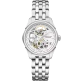 Hamilton H32405111 Jazzmaster Viewmatic Skeleton - Мъжки ръчен часовник с автоматичен механизъм - корпус Стомана - Стоманена верижка - Скелетон Сив