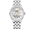 Hamilton H32405111 Jazzmaster Viewmatic Skeleton - Мъжки ръчен часовник с автоматичен механизъм - корпус Стомана - Стоманена верижка - Скелетон Сив