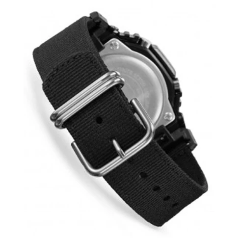 Мъжки ръчен часовник с кварцов механизъм - корпус от Полимер - Текстил - цвят Черен