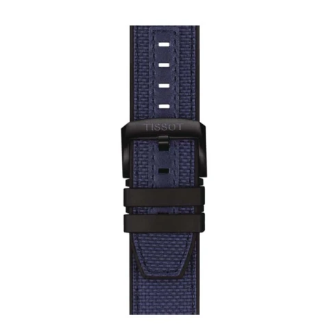 Мъжки ръчен часовник с автоматичен механизъм - корпус от Стомана - Каучук - цвят Син Черен