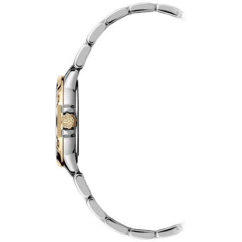 Дамски ръчен часовник с кварцов механизъм - корпус от Стомана - Стоманена верижка - цвят Син Злато