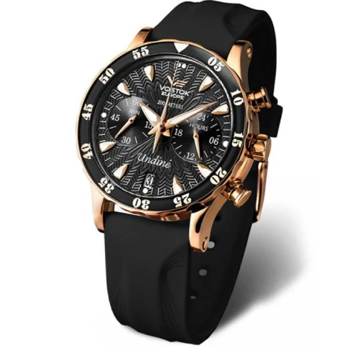 Дамски ръчен часовник с кварцов механизъм - корпус от Стомана - Естествена кожа - цвят Черен Черен