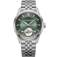 Raymond Weil 2781-ST-52051 Freelancer - Мъжки ръчен часовник с автоматичен механизъм - корпус Стомана - Стоманена верижка - Зелен Сив